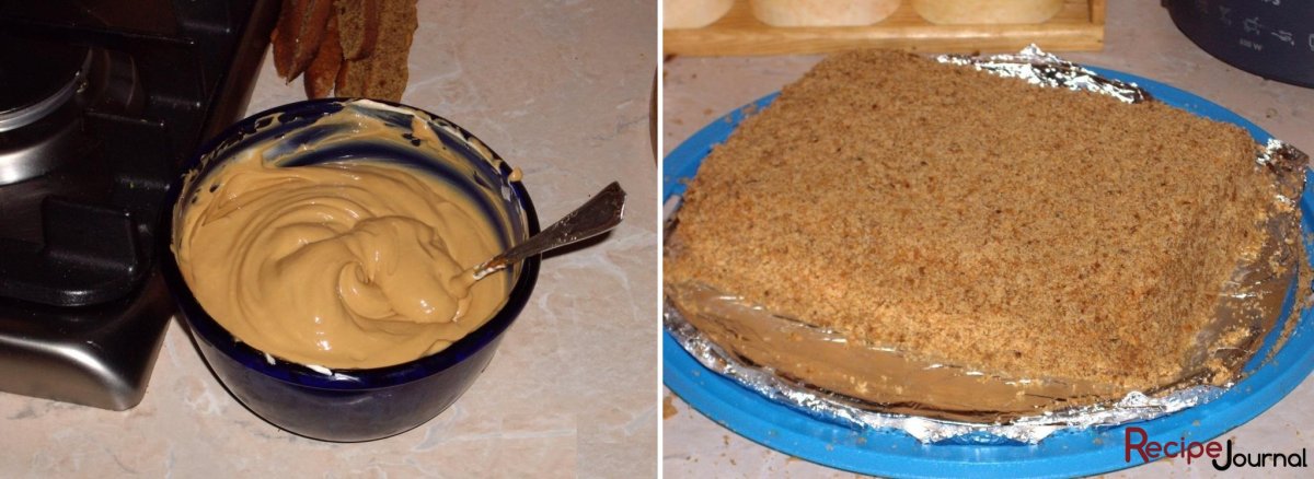 Торт из печенья и сгущенки