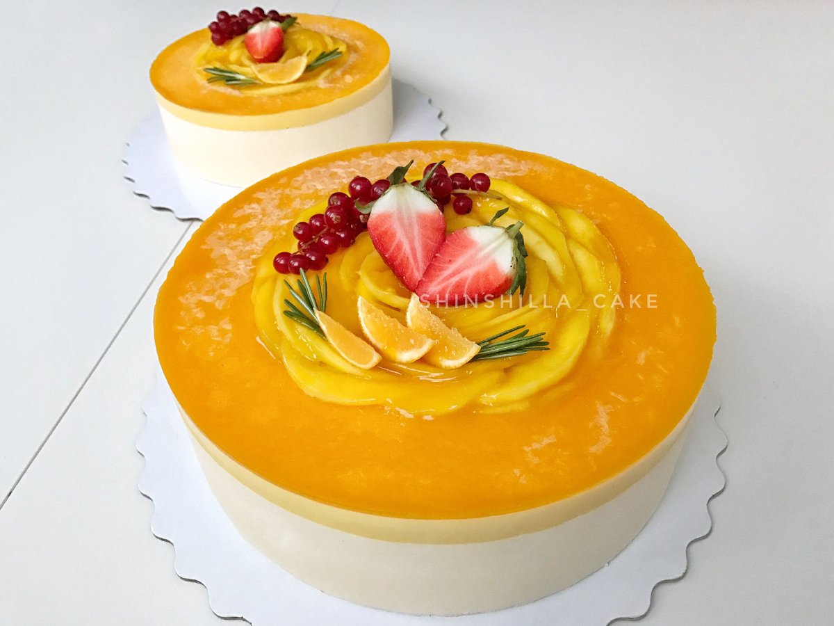 Торт Кокос манго маракуйя