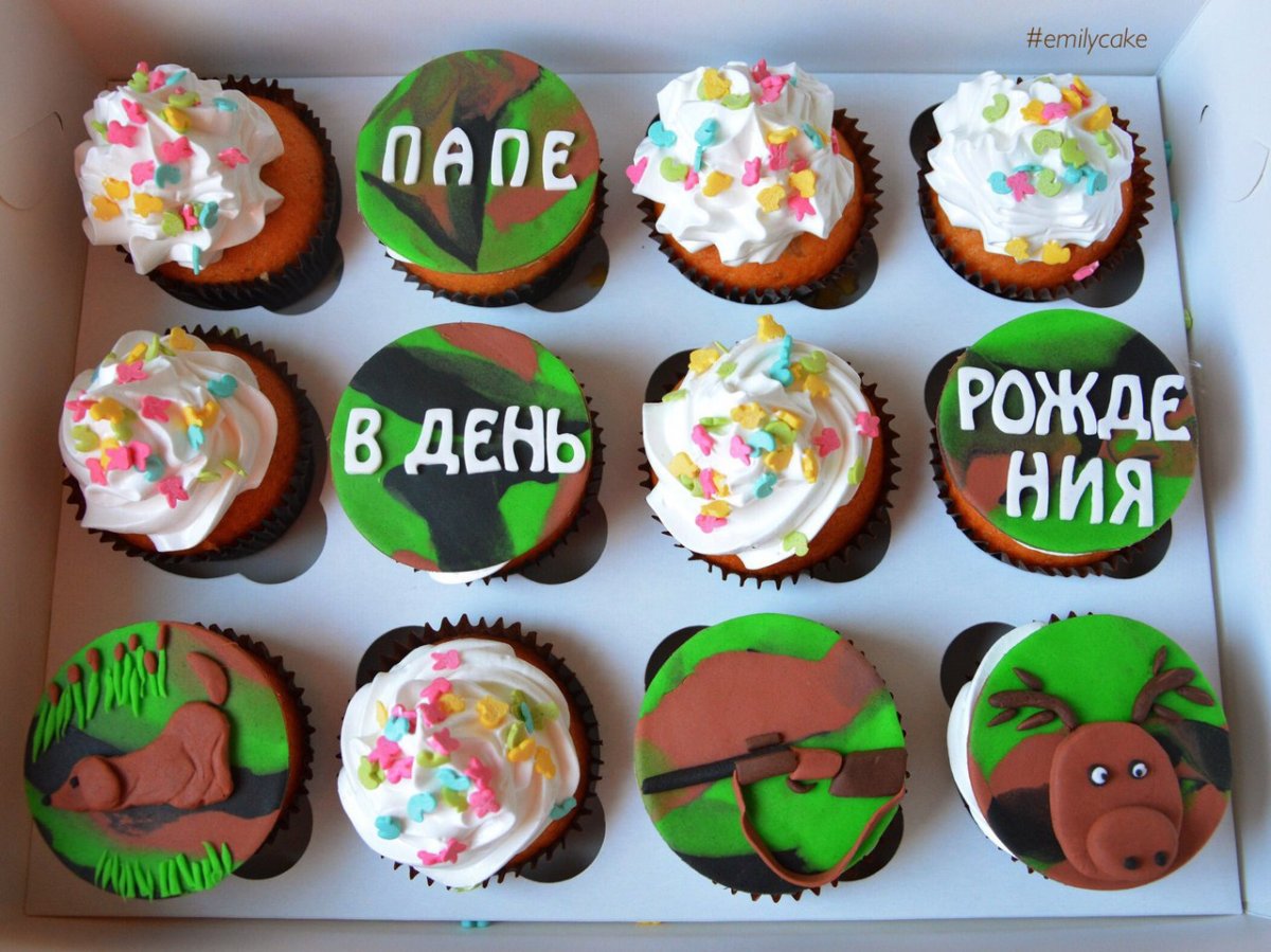 Капкейки с фотопечатью