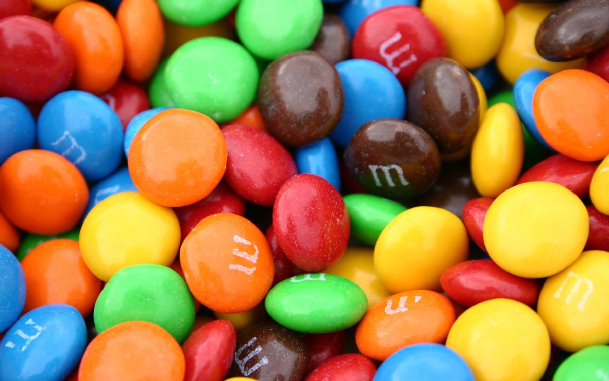 Торт m&m
