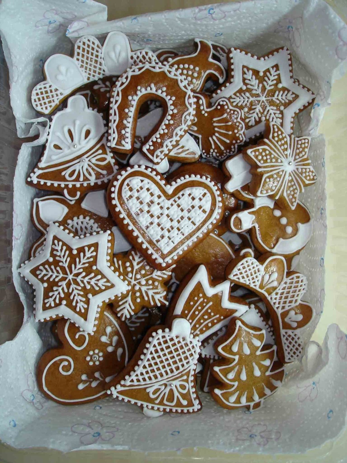 Имбирные пряники айсинг