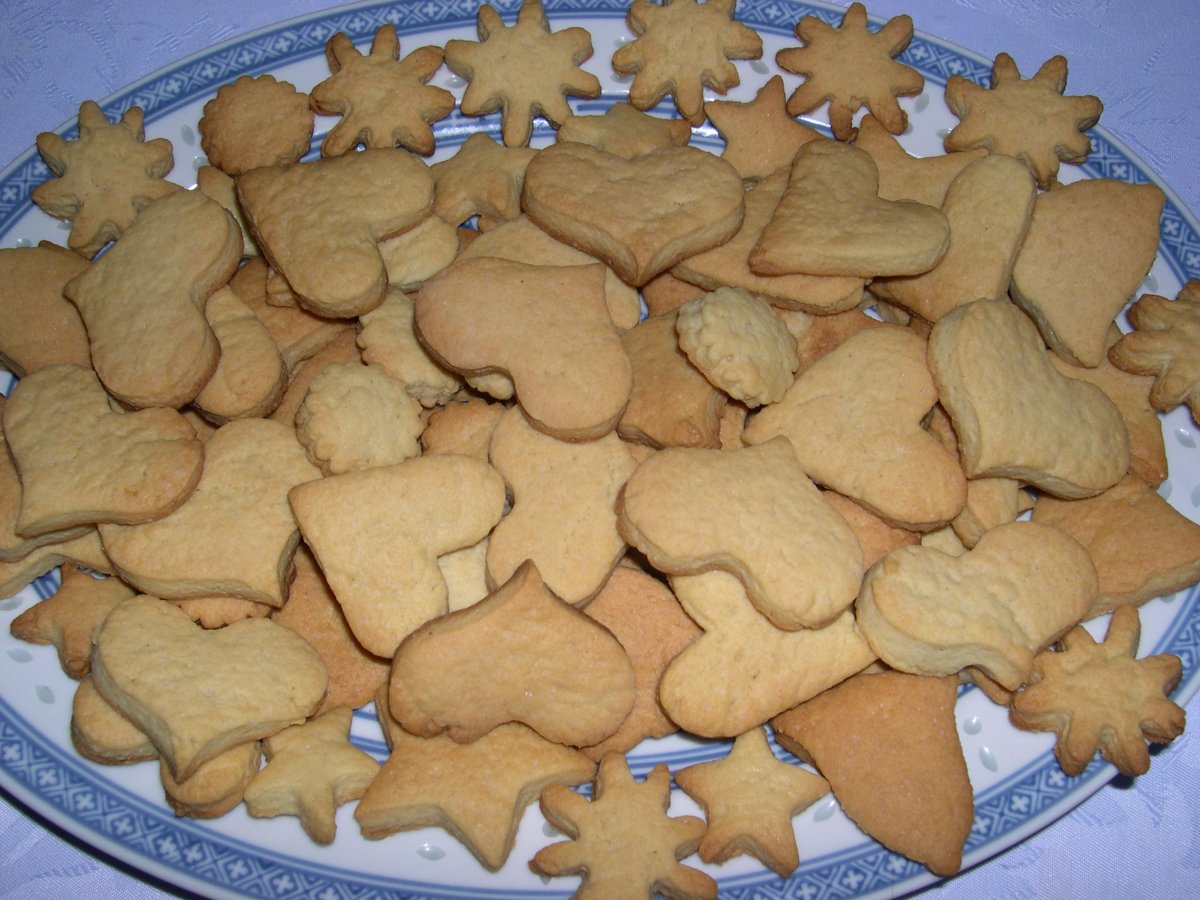Песочное печенье на маргарине и сметане