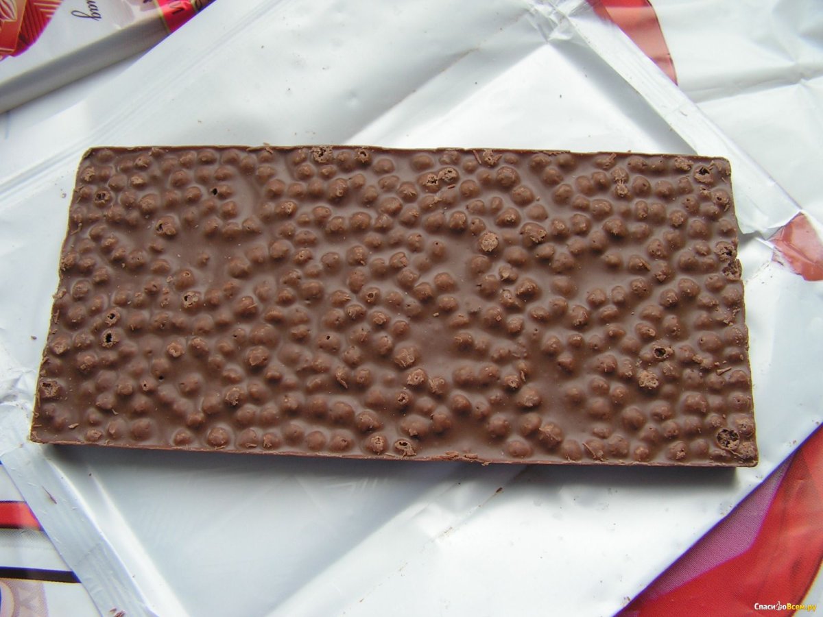 Яшкино шоколад с воздушным рисом