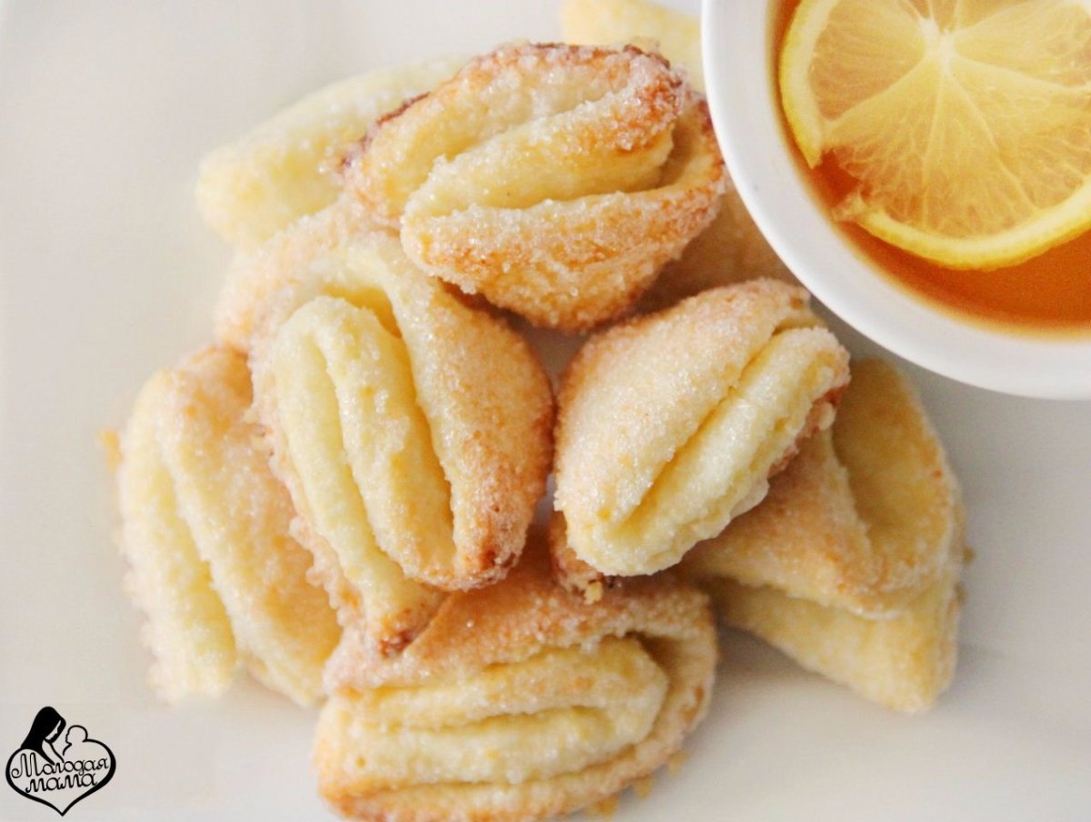 Печенье из творога и манки