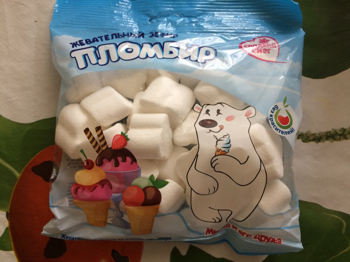 Сквишь медведь -мороженое космос