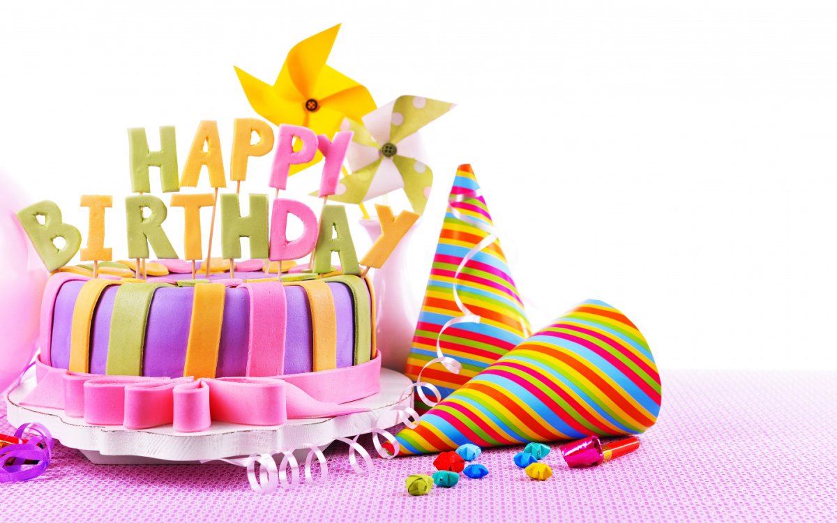 День рождения Happy Birthday girl лента