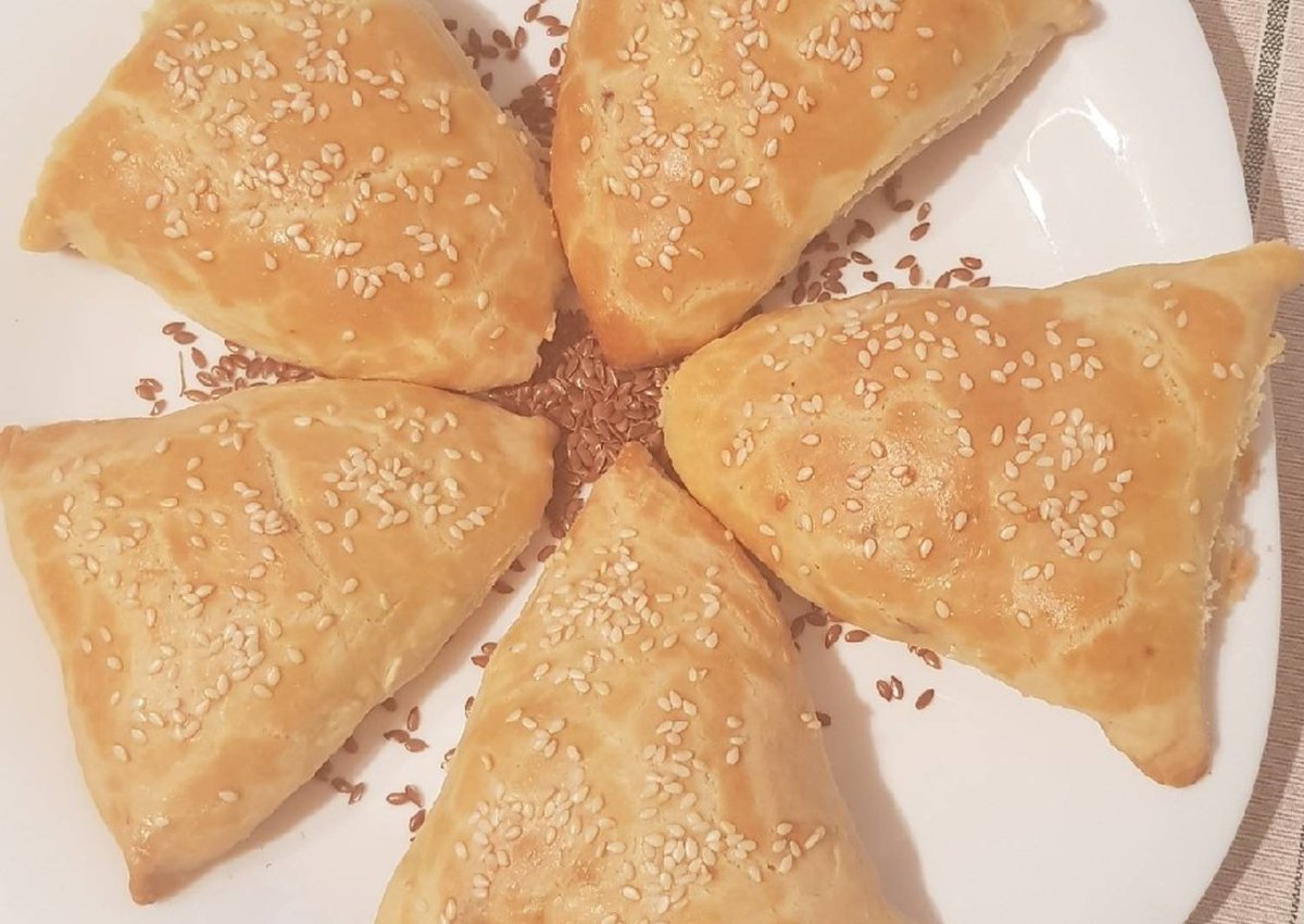 Башкирские пирожки с мясом и картошкой