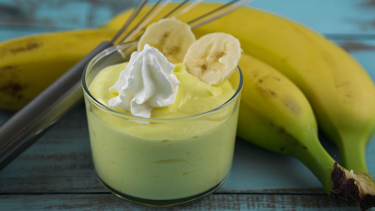 Мусс из творога и банана