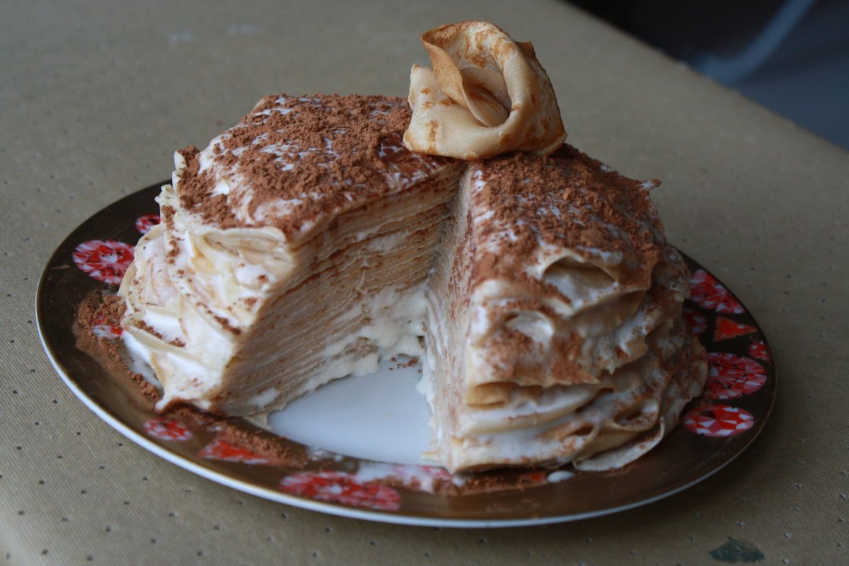 Блинный торт Монастырская изба
