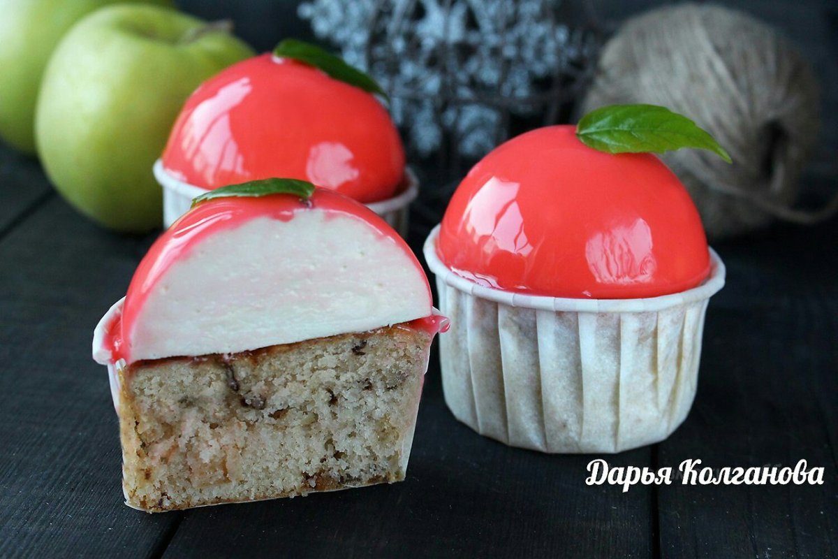 Муссовое пирожное манго маракуйя