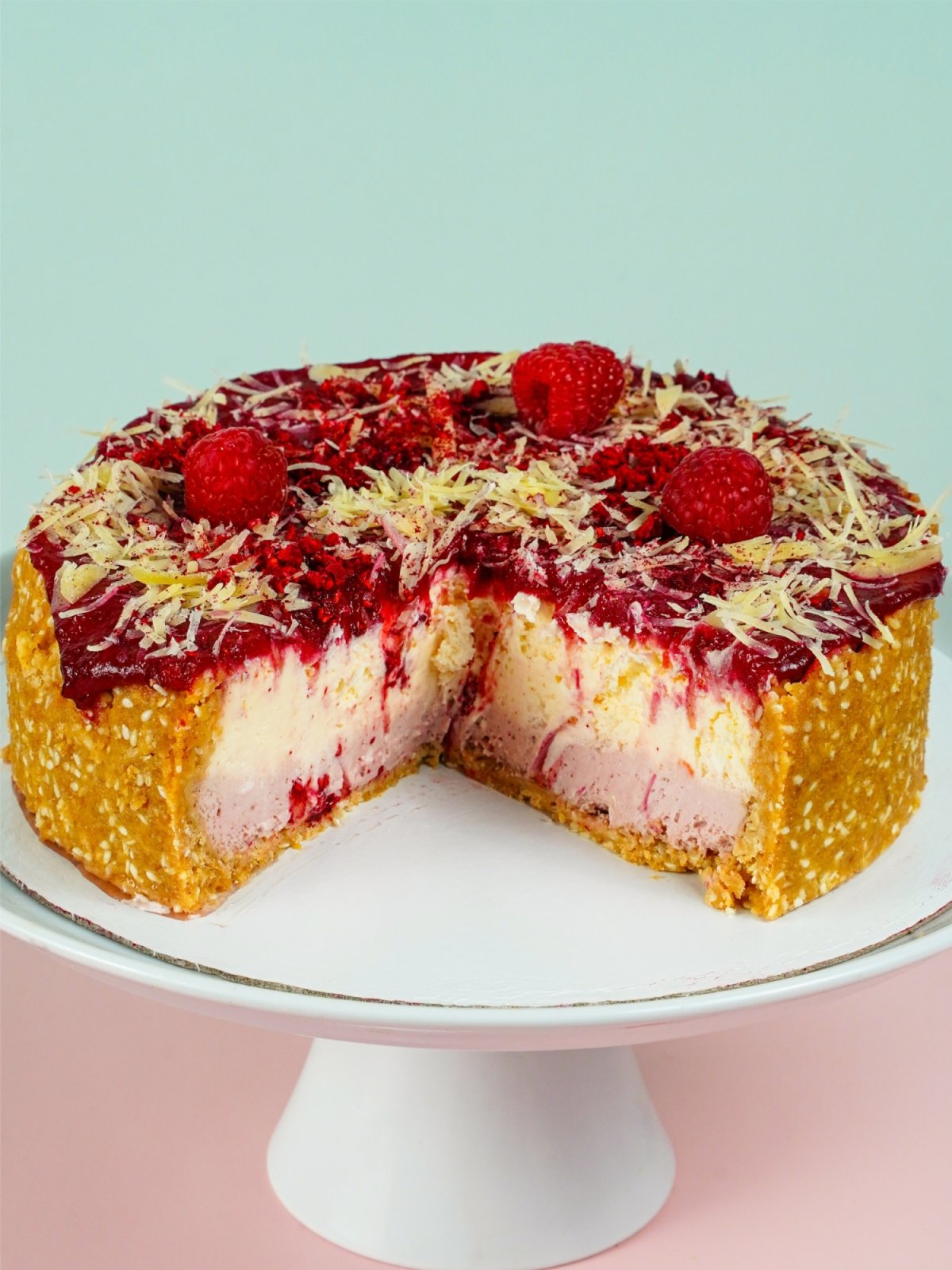 Красивый десертный пирог