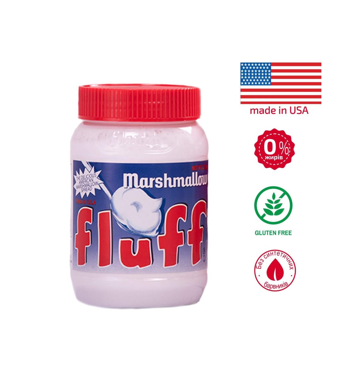 Зефир Marshmallow fluff Strawberry 213г