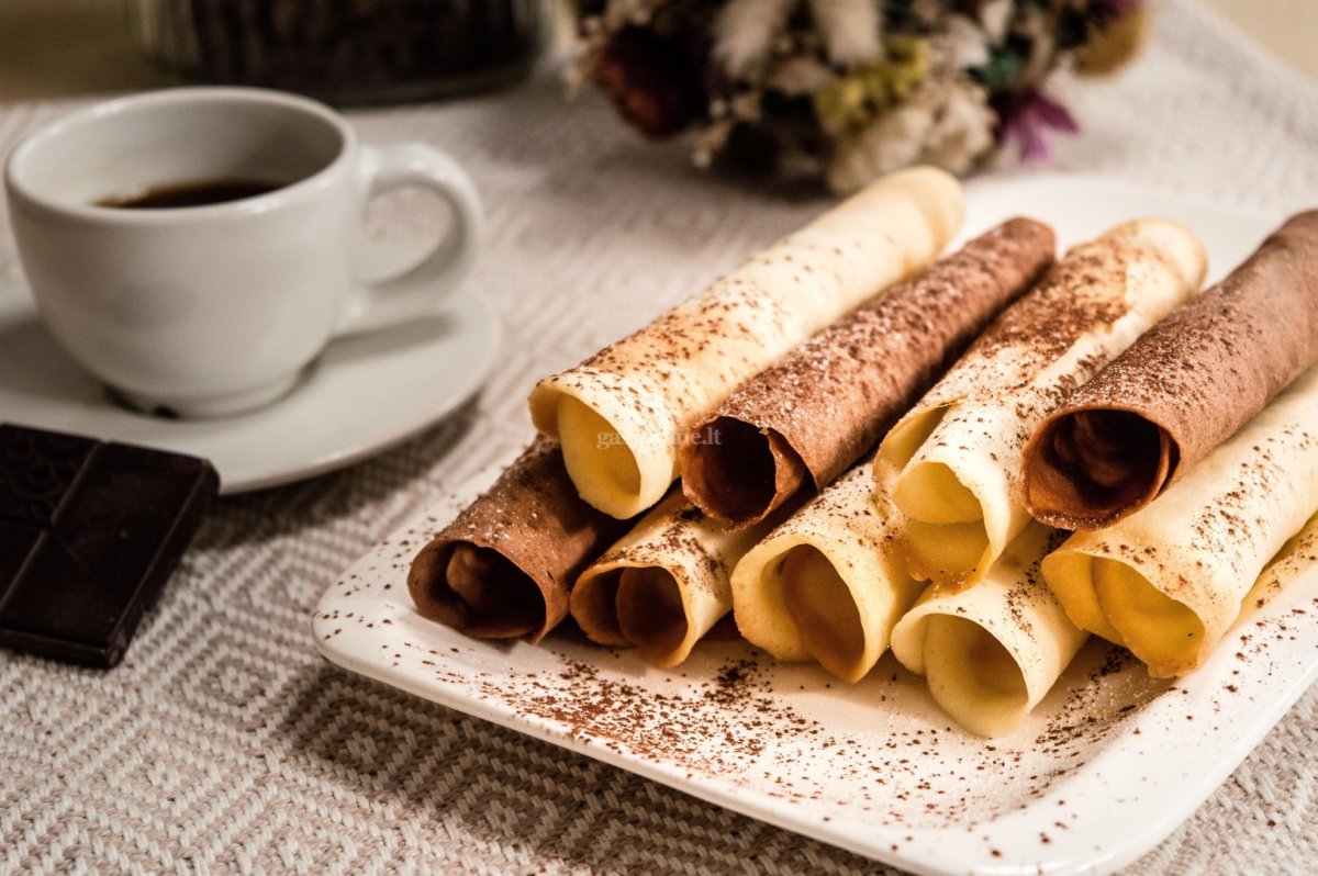 Трубочки со сгущенкой