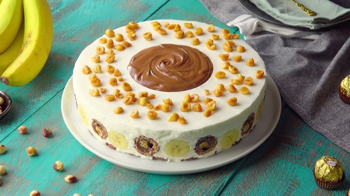 Банановый торт с маскарпоне