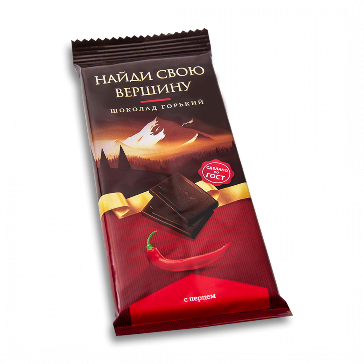 Шоколад Горький с перцем, 100 г