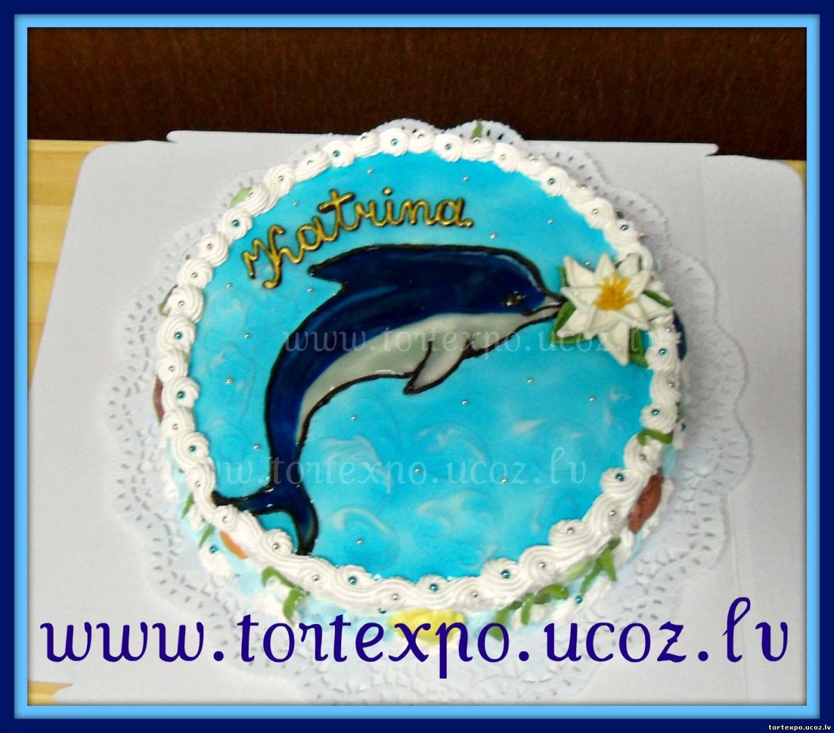 Торт с касаткой