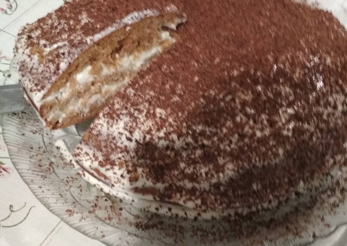 Кекс из какао в кружке