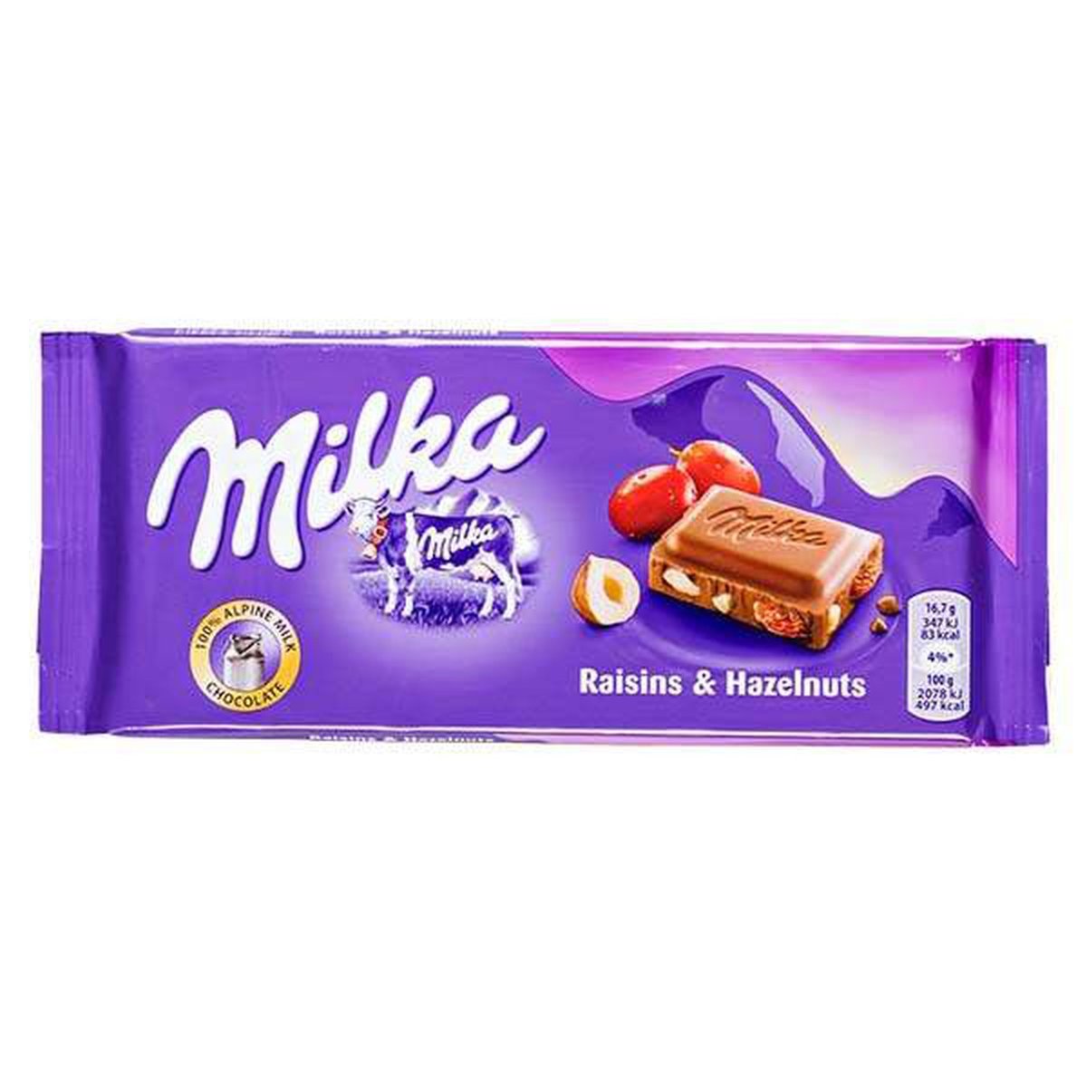 Милка с изюмом