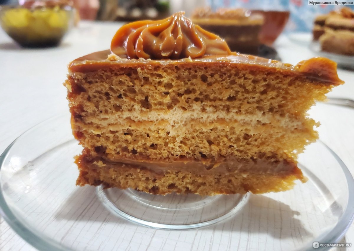 Торт с карамелью и сгущенкой