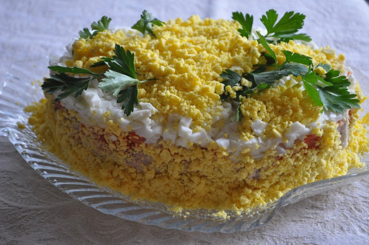 Итальянский торт Мимоза