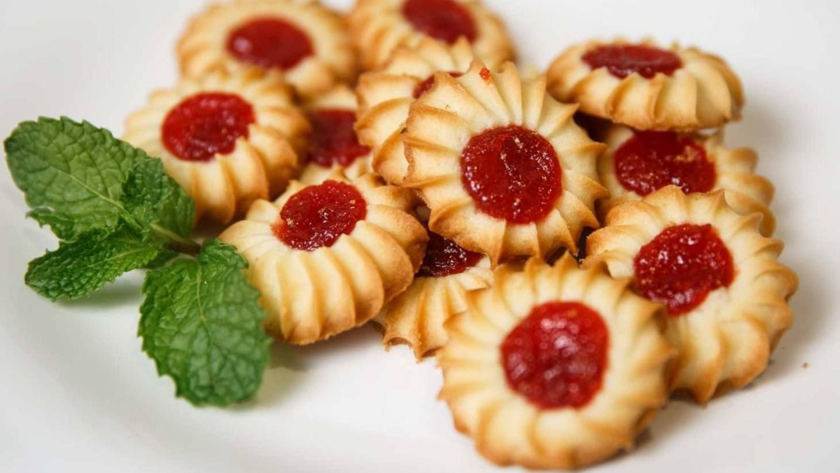 Печенье с повидлом