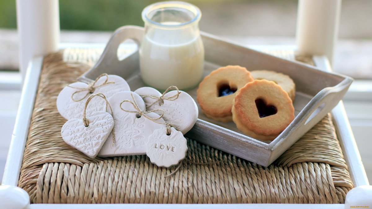 Кофе с печеньками
