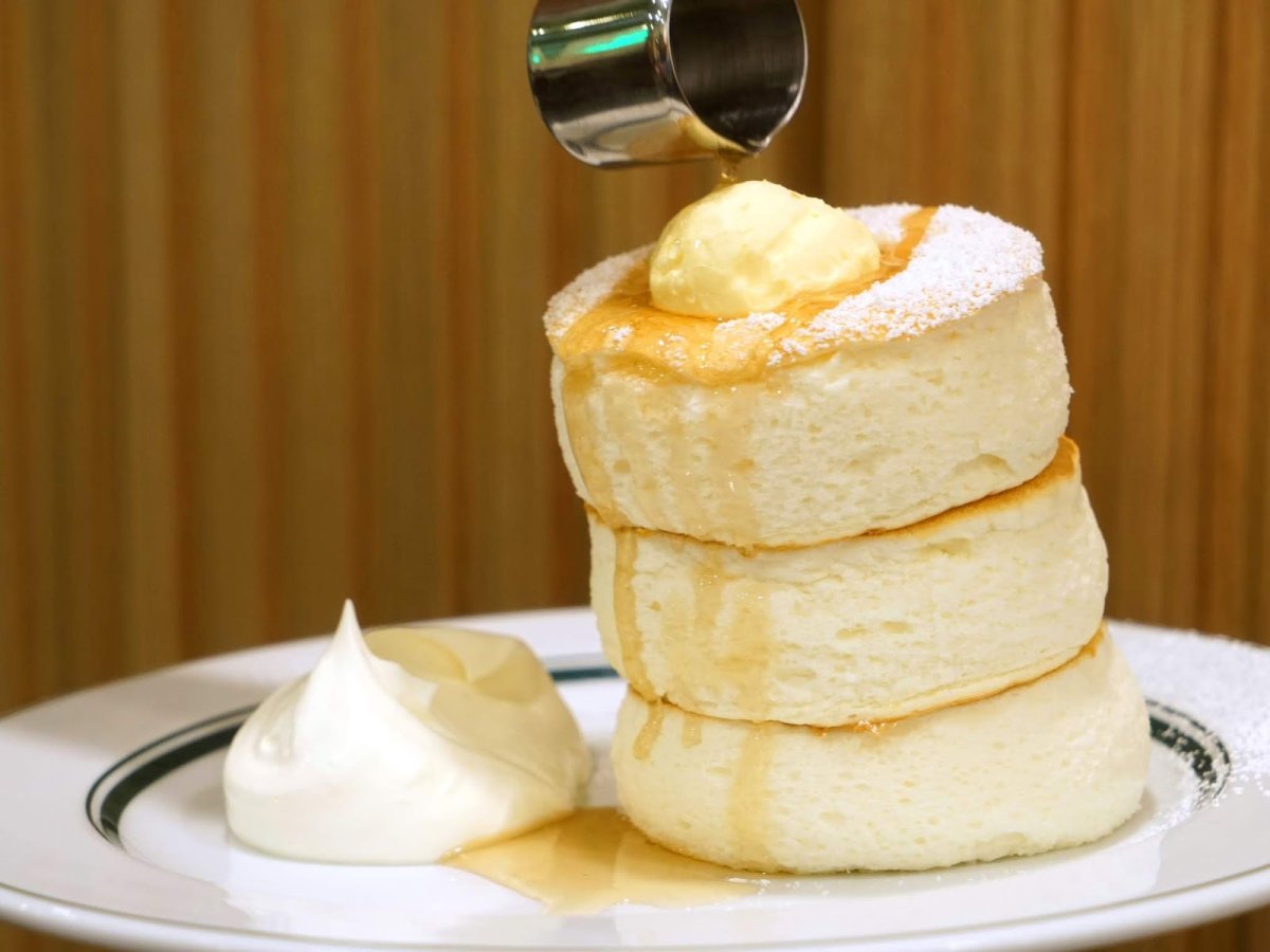 Fluffy souffle Pancake кафе