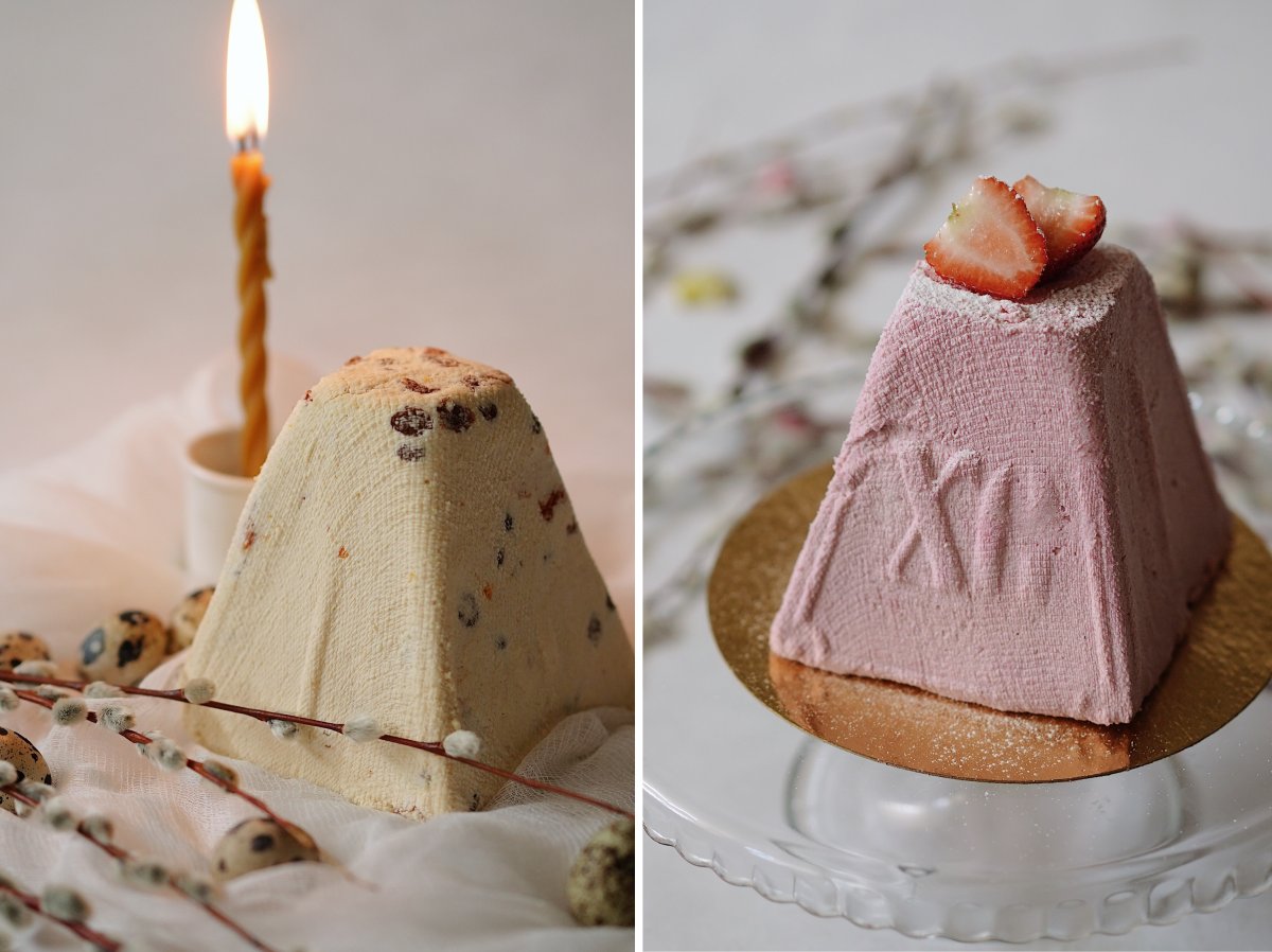 Творожная Пасха с изюмом и цукатами