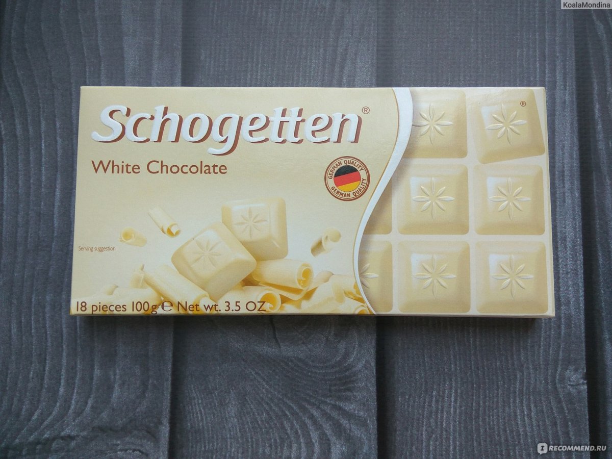 Шоколад Schogetten White белый