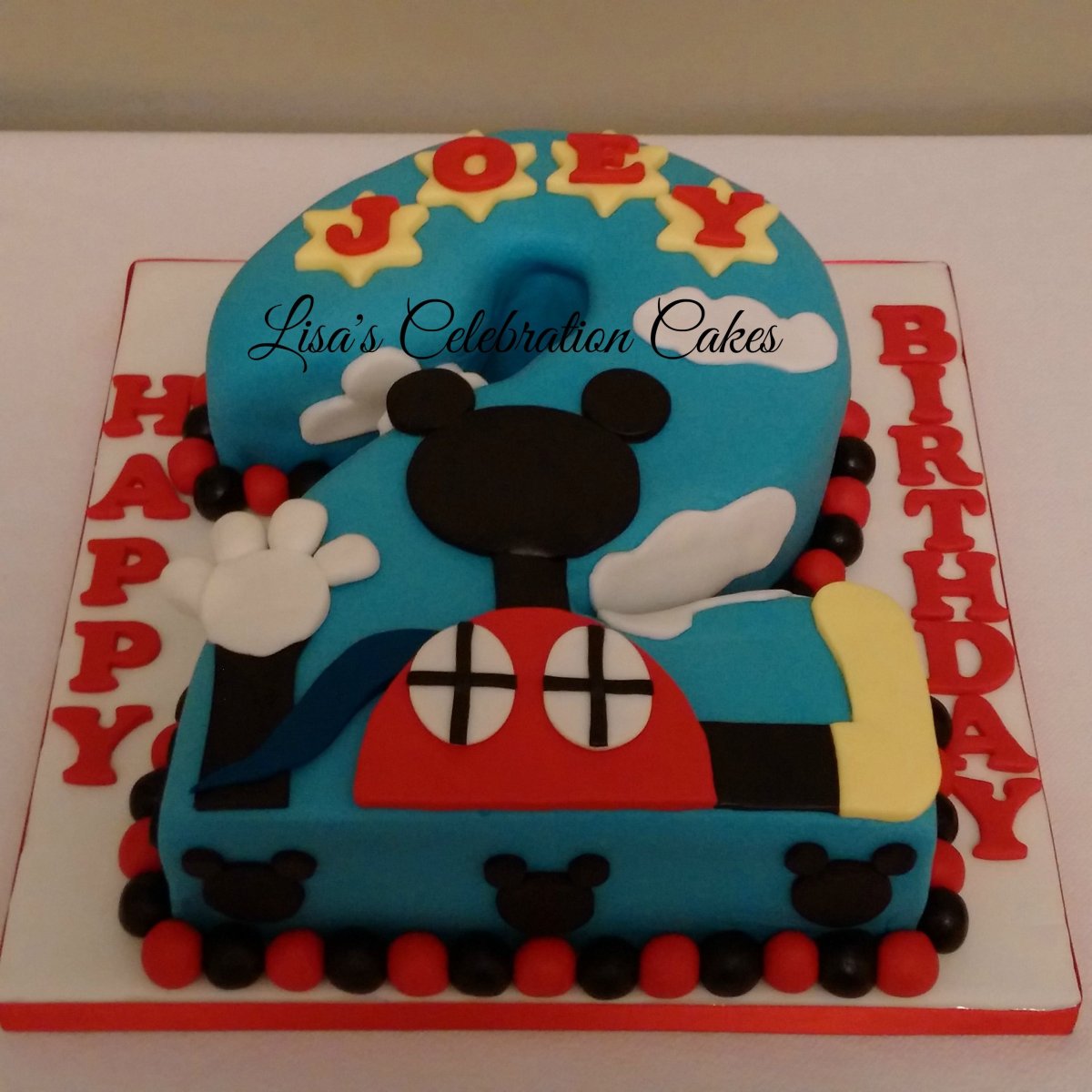 Торт с Микки Маусом для мальчика 5 лет