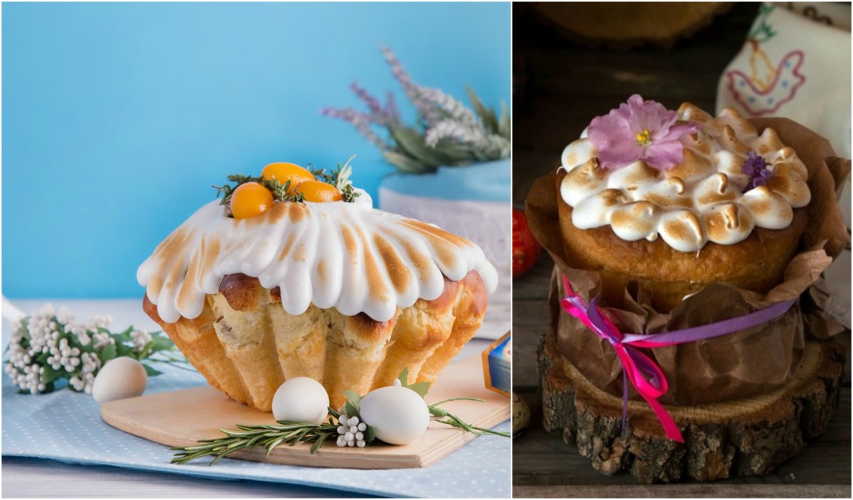 Украшение куличей карамелью