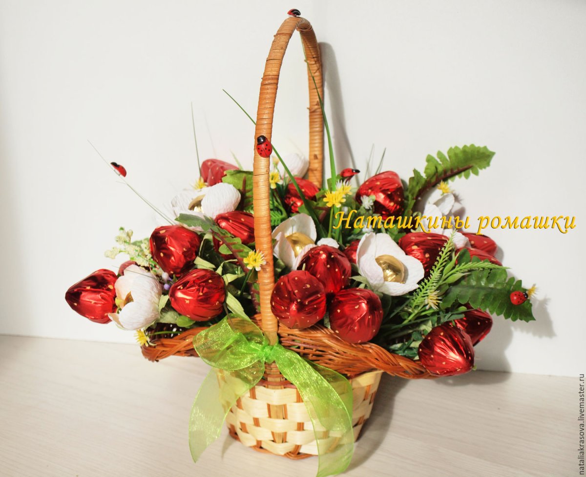 Корзина с цветами