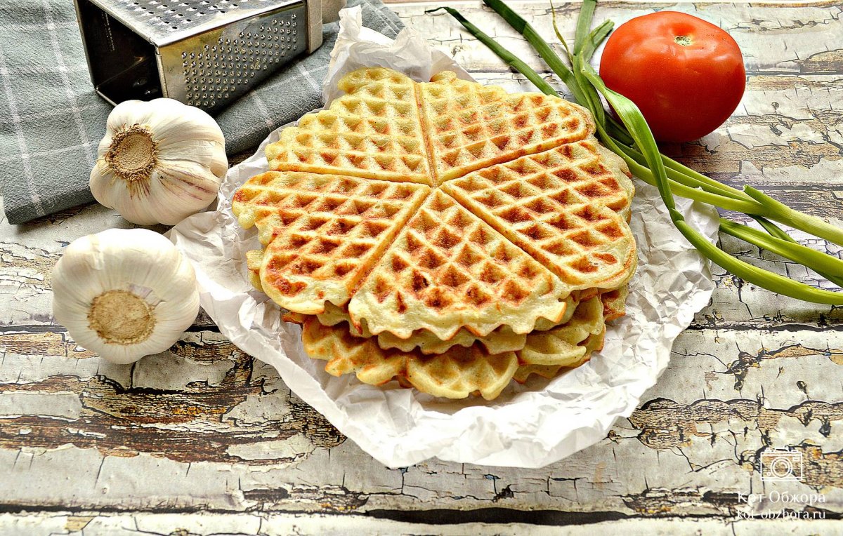 Картофельные вафли в электровафельнице