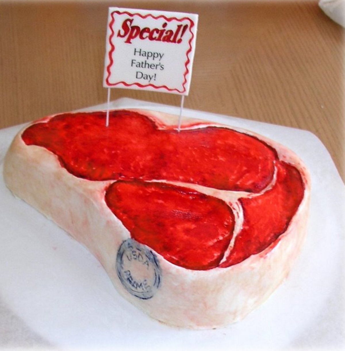 Торт стейк мяса
