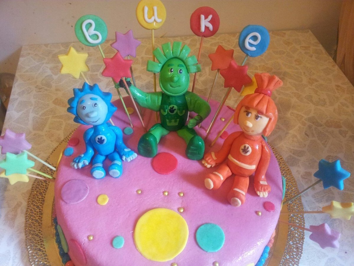 Торт Фиксики для девочки 5 лет