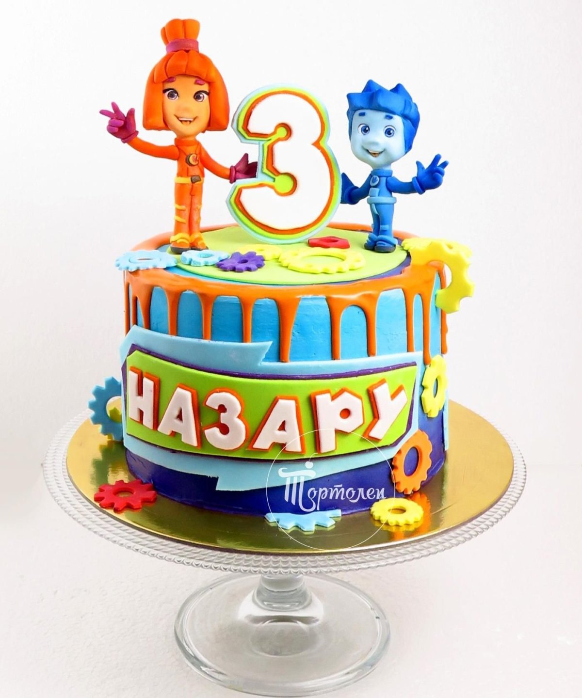 Торт Фиксики для девочки 5 лет