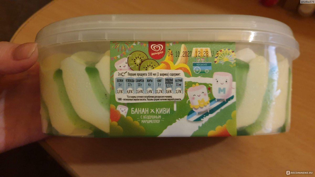 Фрукты в креманках