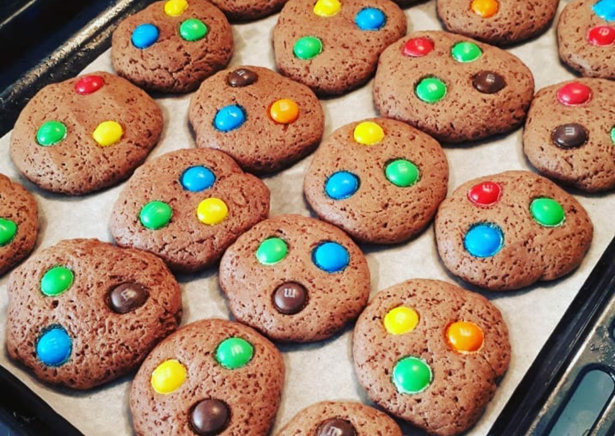 Печенье m&m
