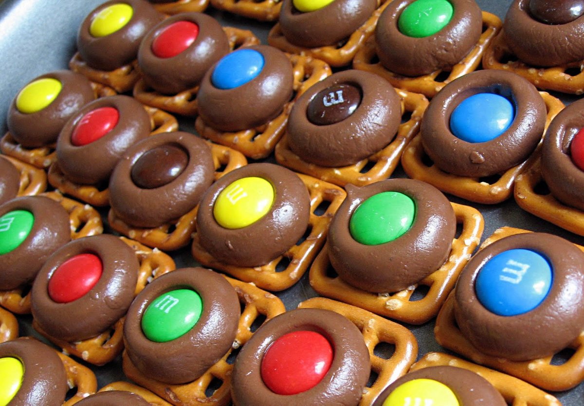 Американские печенья с m&m