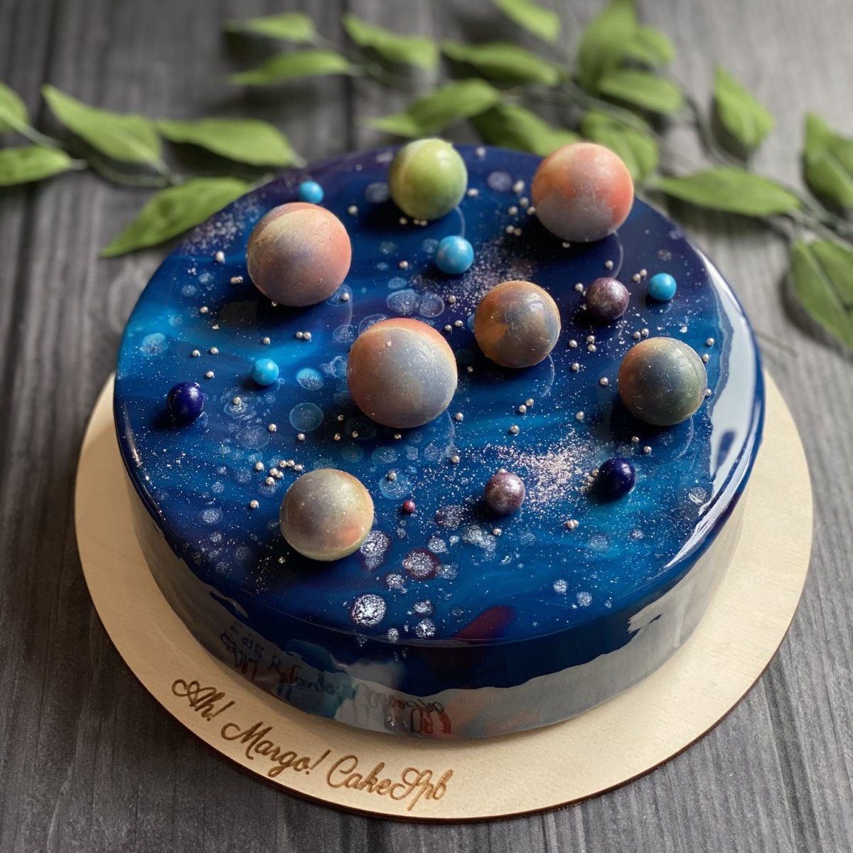 Муссовые торты космос