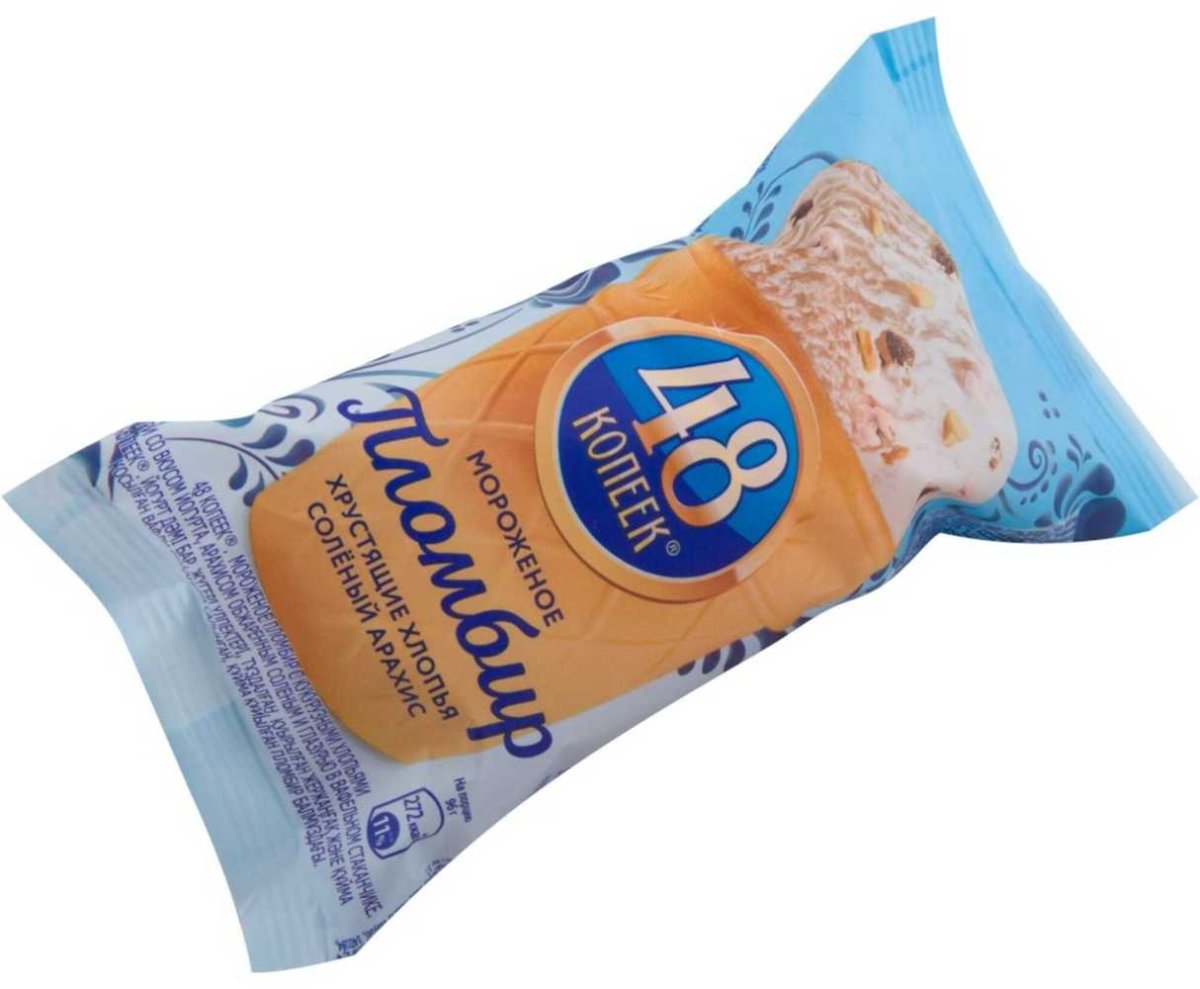 Мороженое с орешками