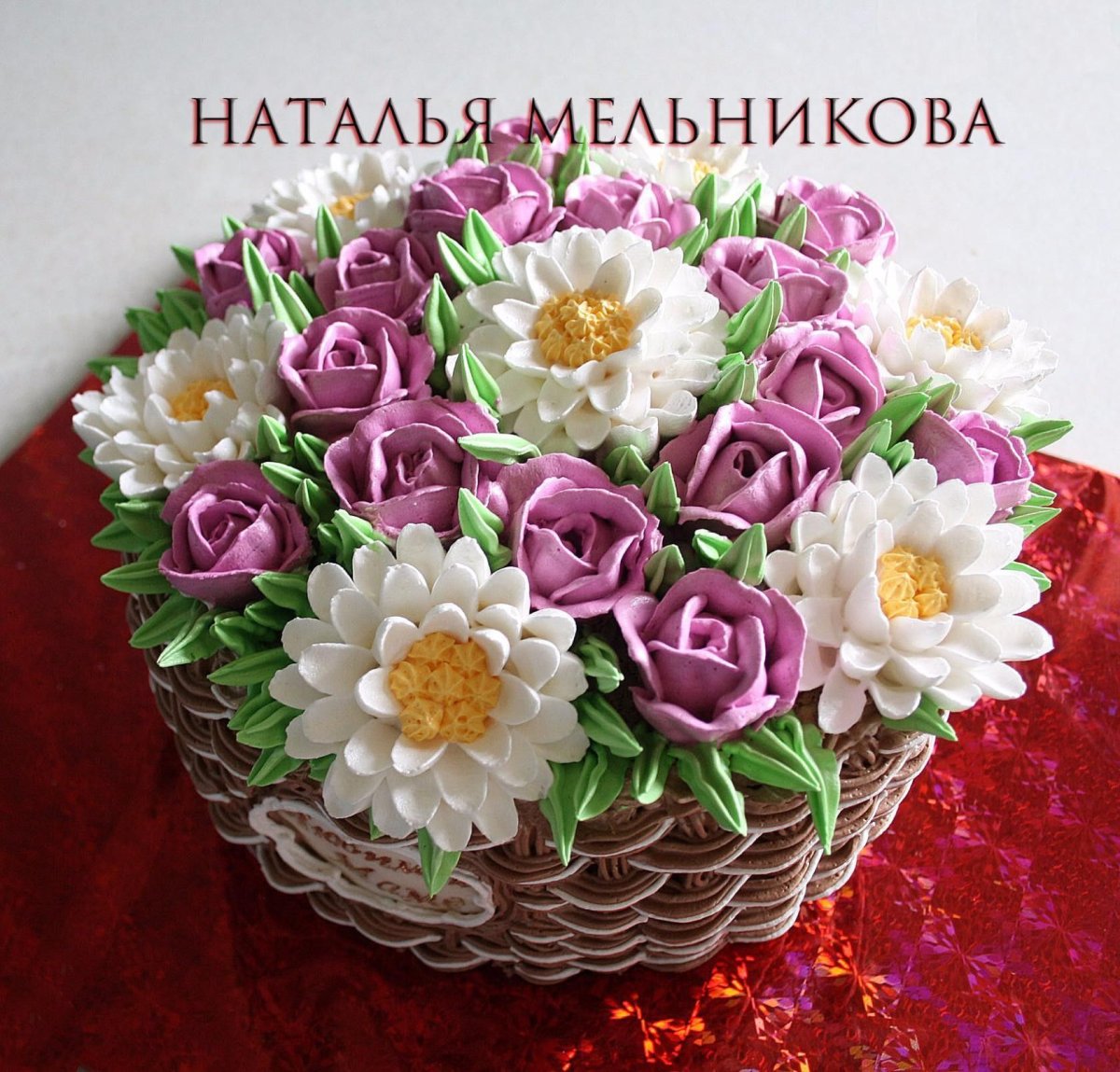 Торт клумба
