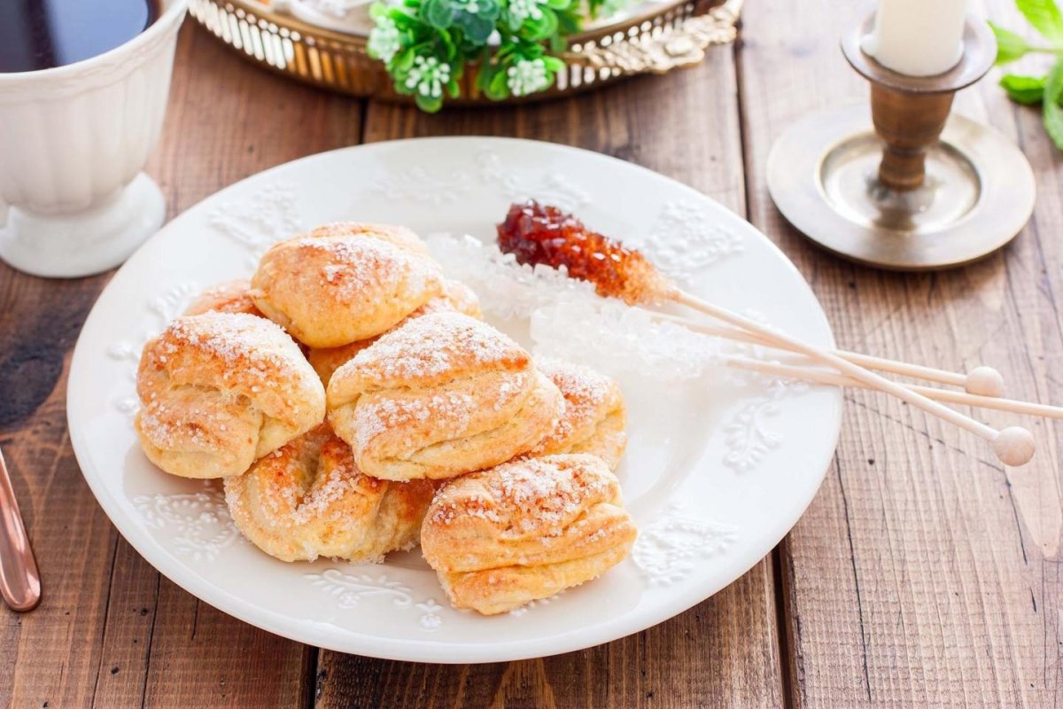 Творожное печенье