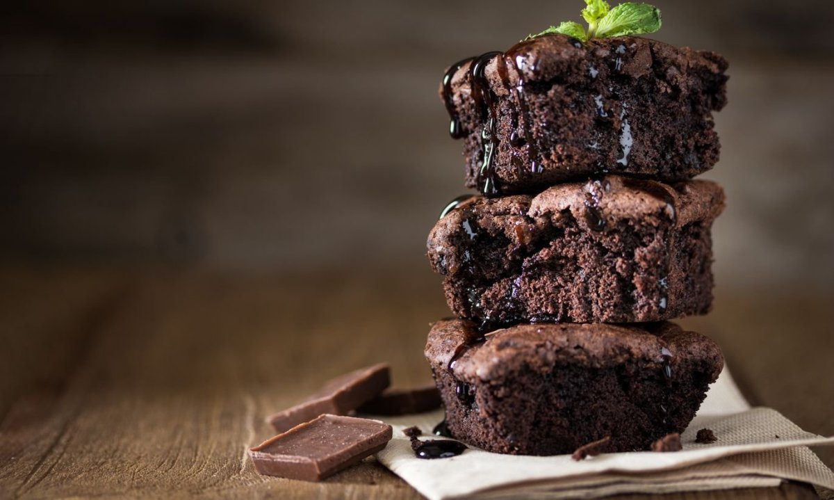 Пирожное Brownie с темным шоколадом
