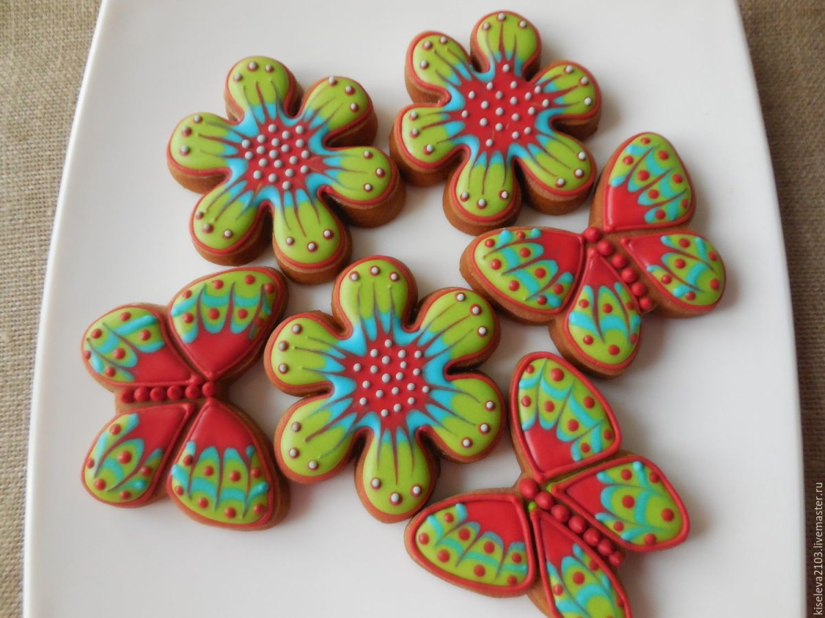 Пряник "бабочка"