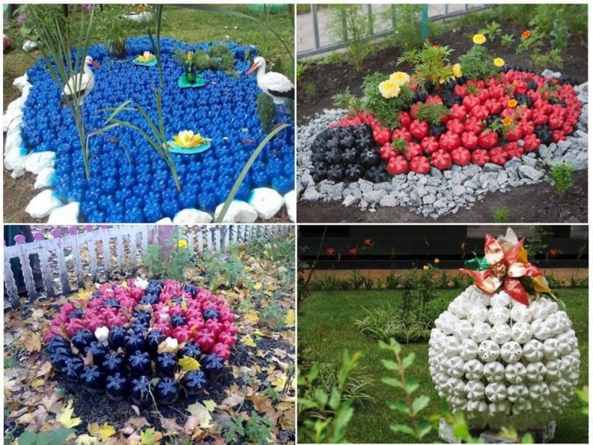 Лебедь из шины для сада