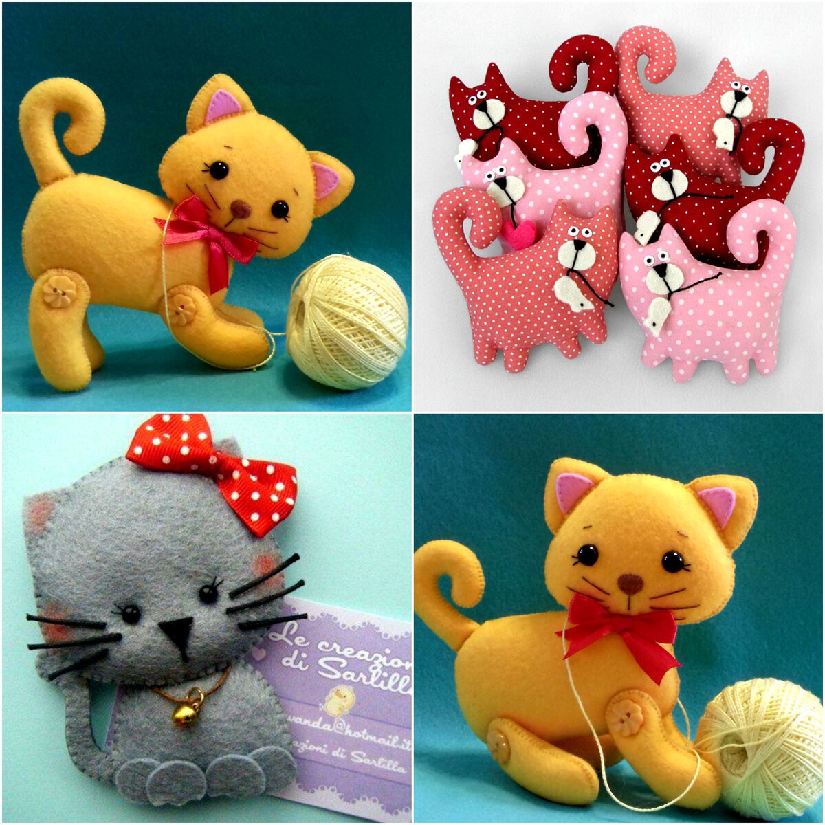 Поделка кошка