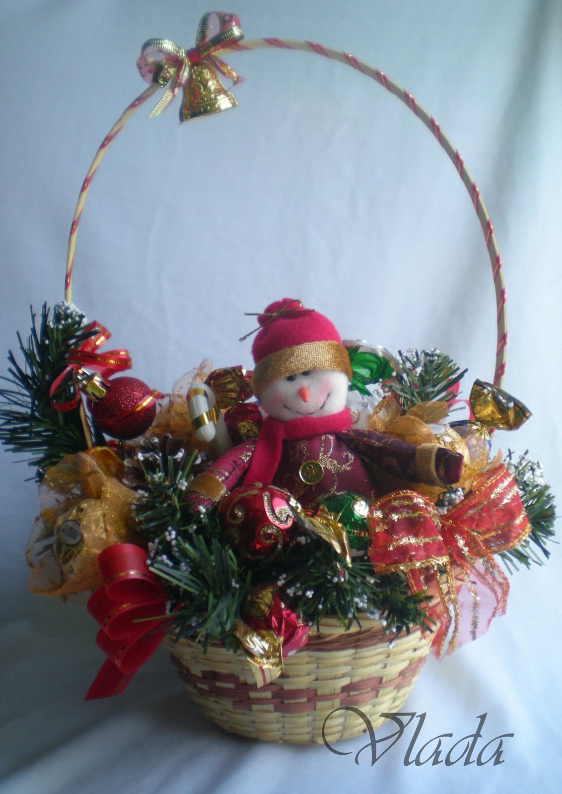 Новогодние чайные корзины