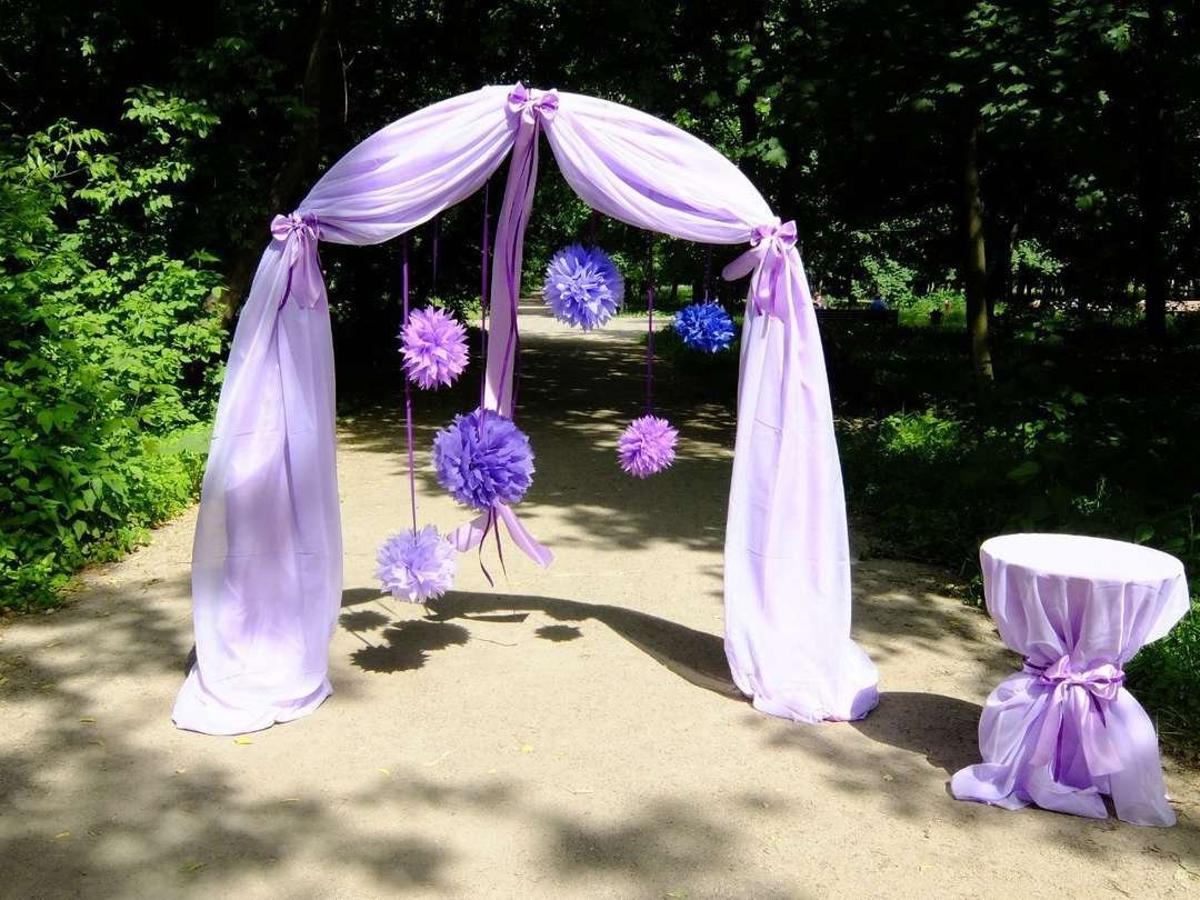 Украшение арки