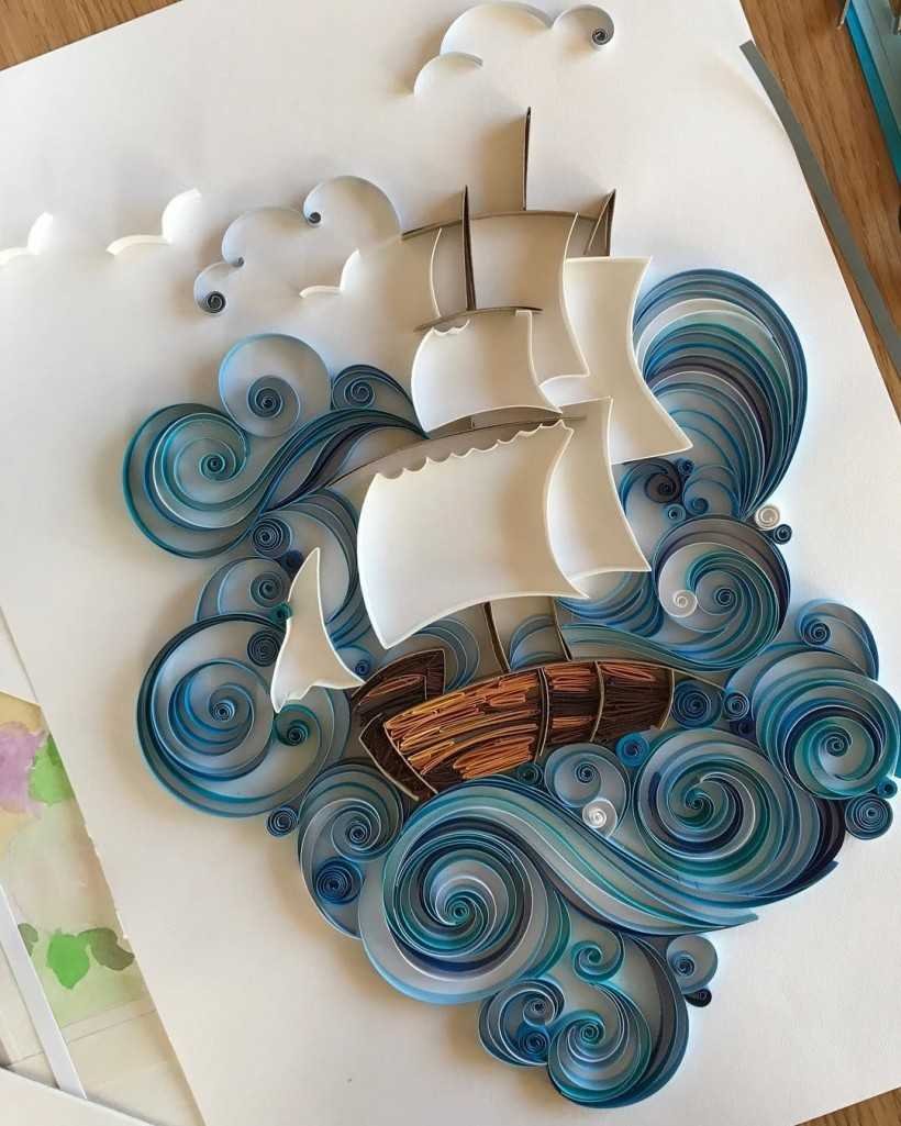 Квиллинг море